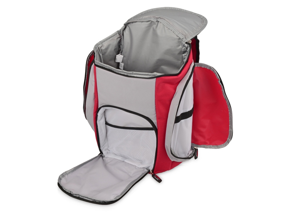 Рюкзак-холодильник Brisbane от Slazenger, красный/серый