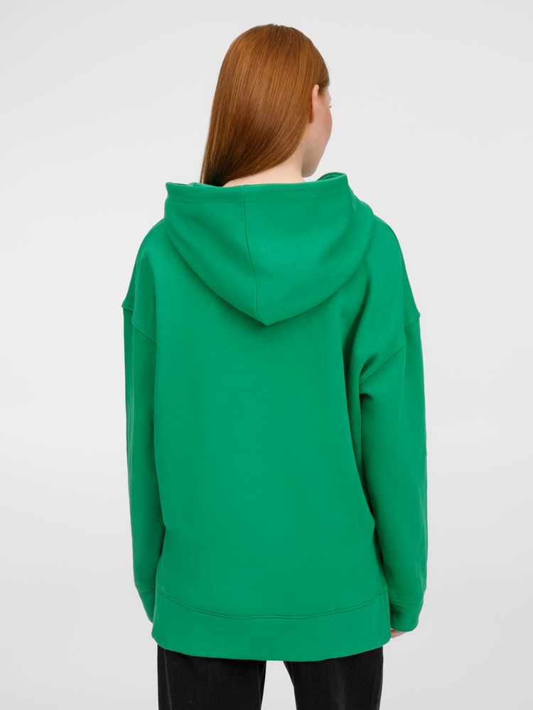 Худи оверсайз унисекс Tolla, зеленое, размер XL/2XL