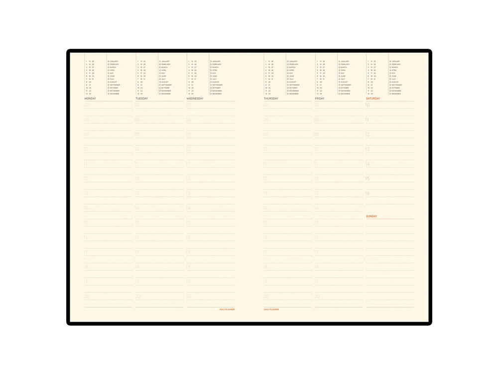 Еженедельник недатированный В6 Tango, синий