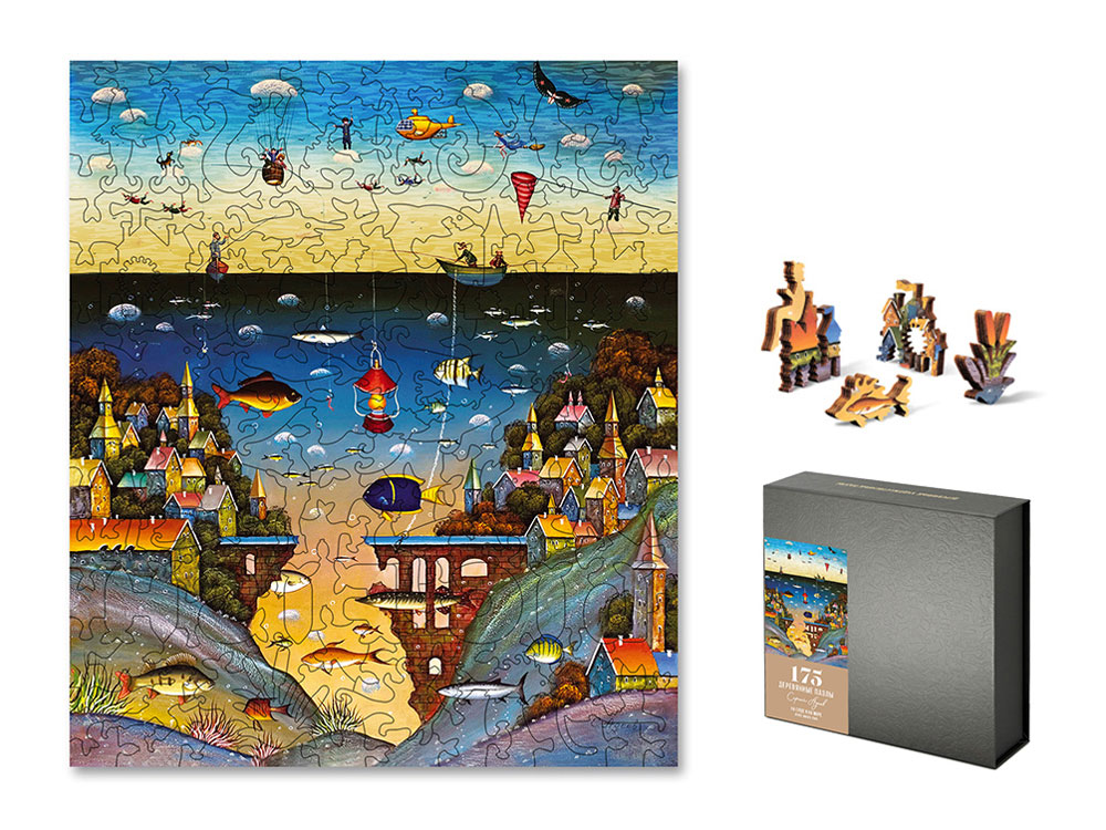 Деревянный пазл На суше и на море, 175 деталей фото на сайте Print Logo.