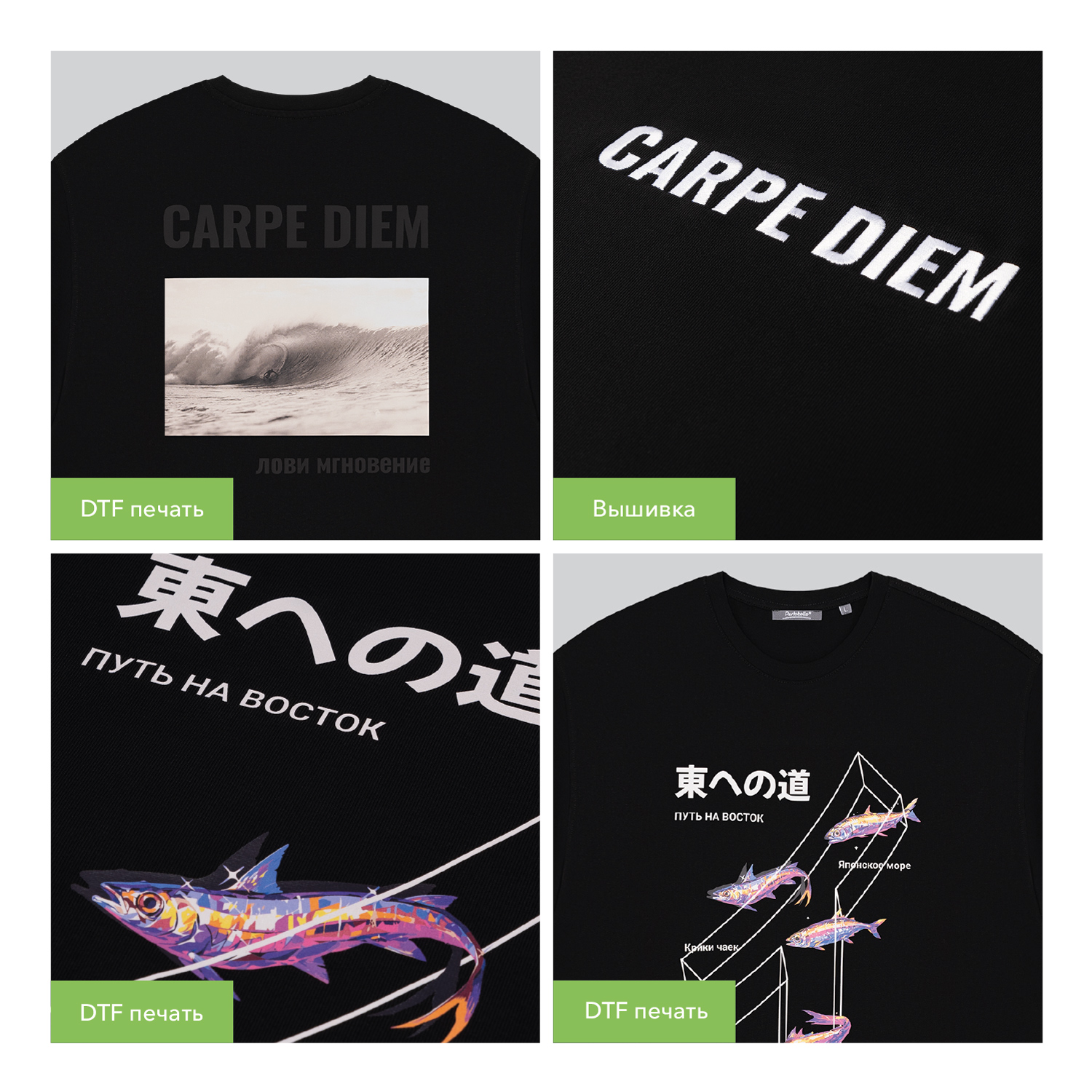 Футболка унисекс RUST, 240 гр., черная, размер M