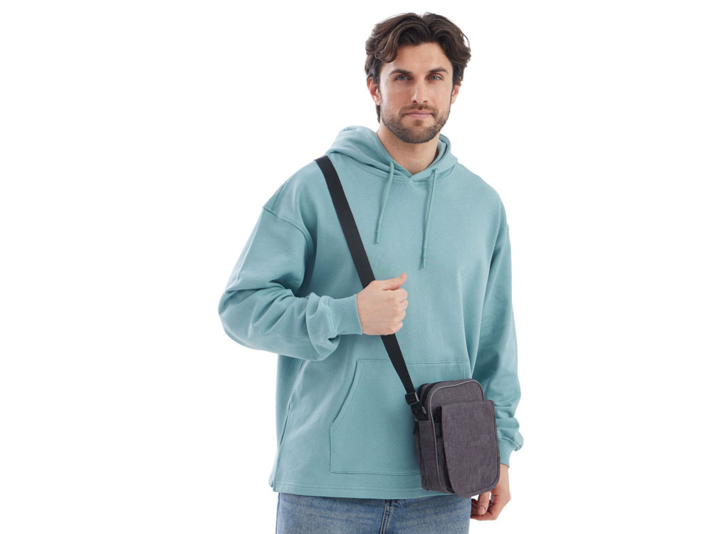 Сумка Camo со светоотражающим дизайном на плечо, серый