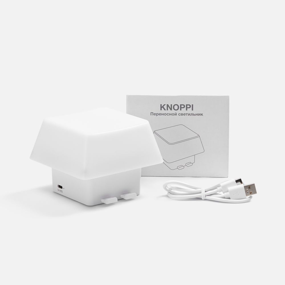 Светильник с подставкой для смартфона Knoppi фото на сайте Print Logo.