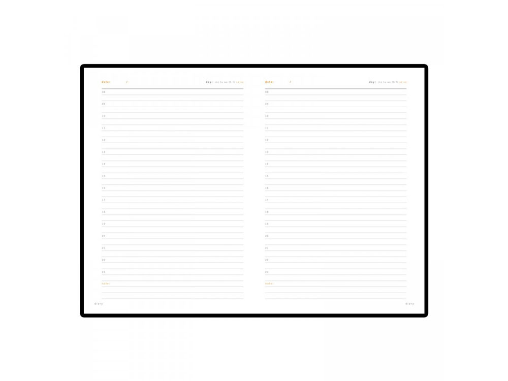 Ежедневник А5 недатированный Polo, красный (Р)