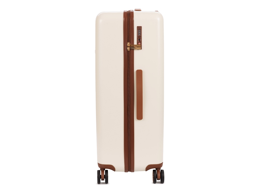 Чемодан BUGATTI АМЕЛИЯ | AMELIA, бежевый, поликарбонат / АБС-пластик, 50х29х76 см, 85 л