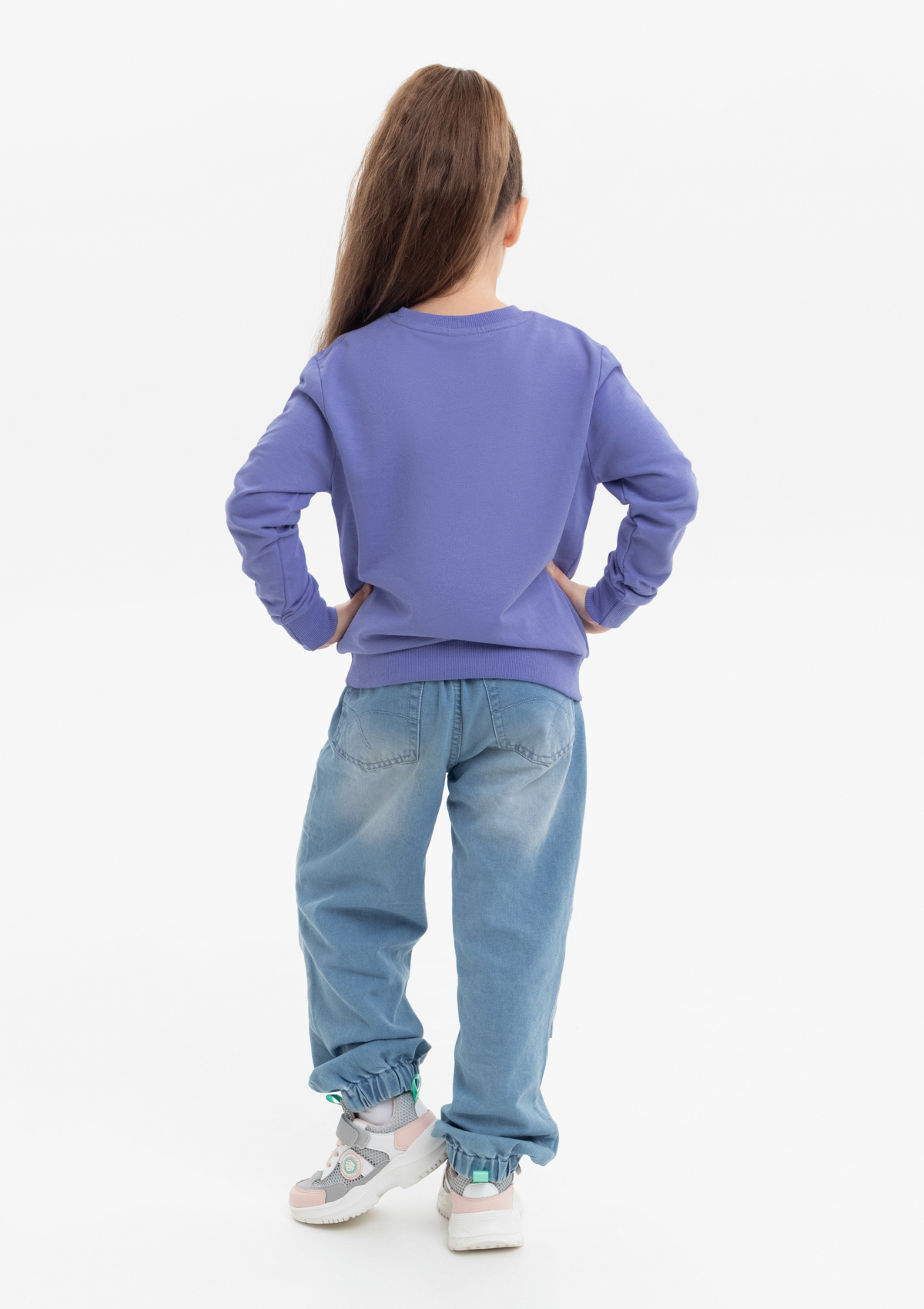 Свитшот детский STAN футер без начёса, 260, 63J, Сливовый,  (95)  (12/12 лет)