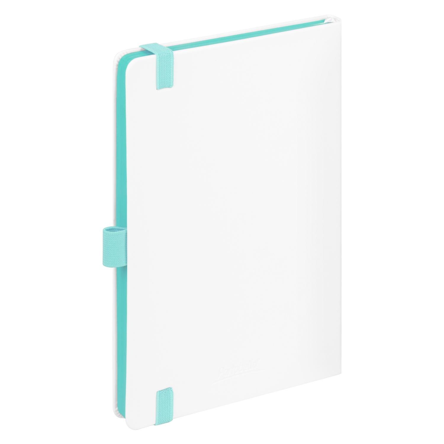 Ежедневник Арктик (Arctic) недатированный, белый/бирюзовый