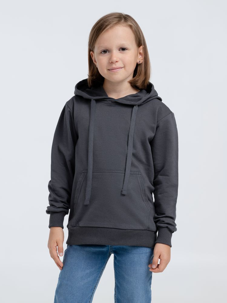 Худи детское Kirenga Kids 2.0, темно-серое (графит), 6 лет
