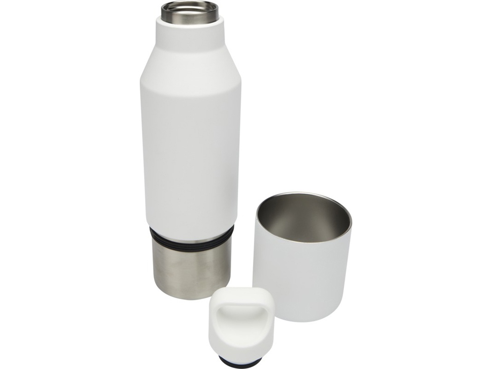 Изолированная бутылка из переработанной нержавеющей стали Odessy объемом 600 мл, белый