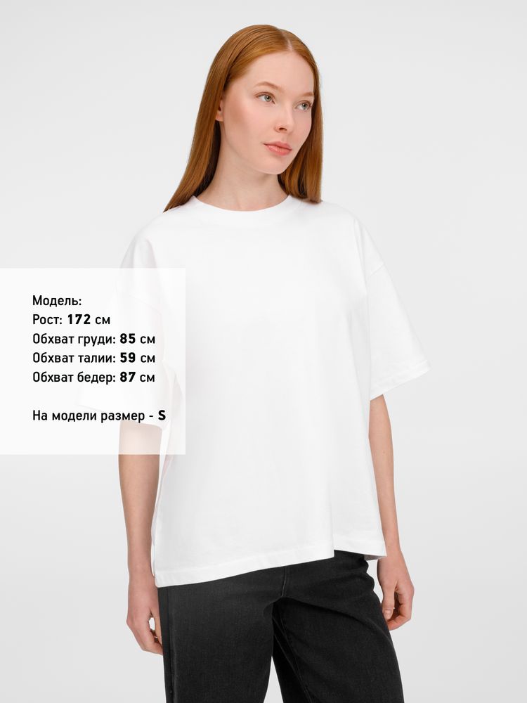 Футболка оверсайз унисекс Legacy, белая, размер S