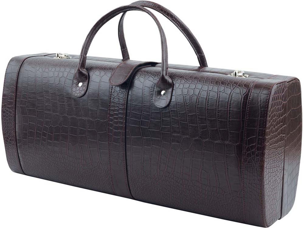 Тубус для вина с винными аксессуарами Рислинг, коричневый