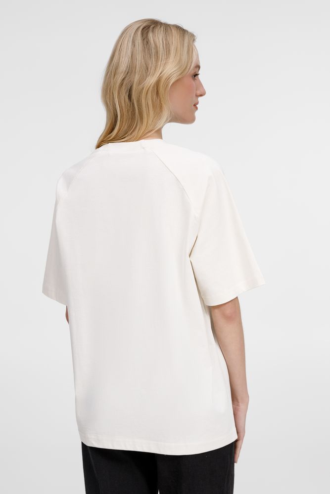Футболка оверсайз унисекс Avenu, молочно-белая, размер XL/XXL