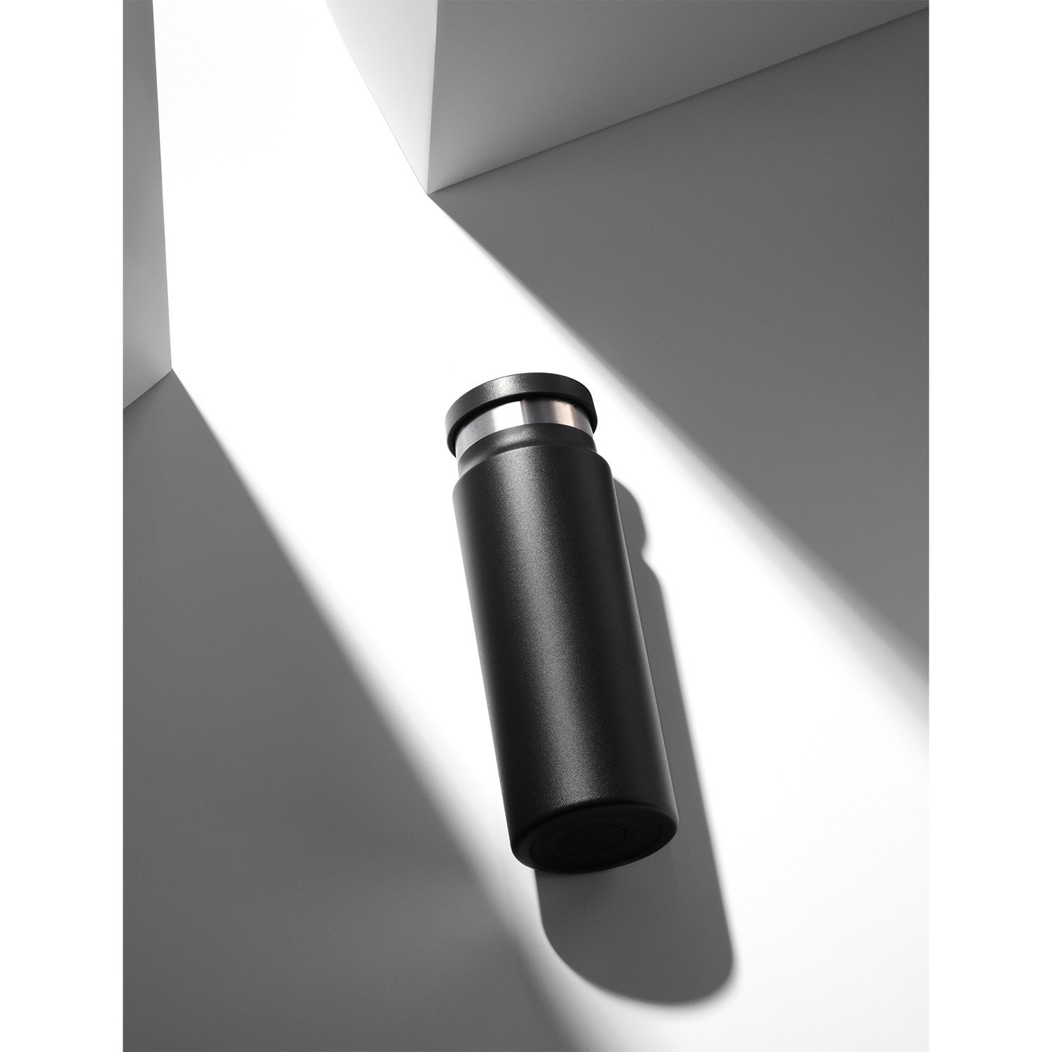 Термобутылка вакуумная герметичная Аллегра (Allegra), серая — пример нанесения логотипа (Portobello Распродажа -50%) | Print Logo