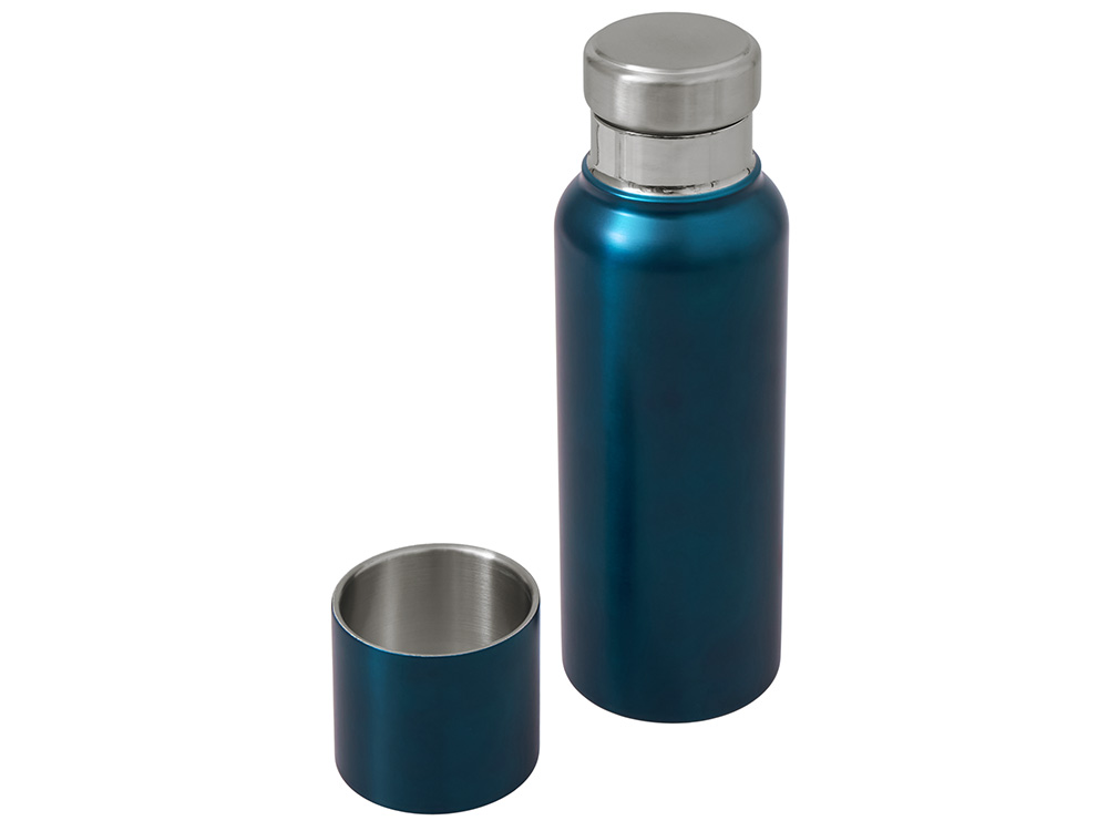 Вакуумный термос c магнитной крышкой Magne, 500 мл, темно-синий