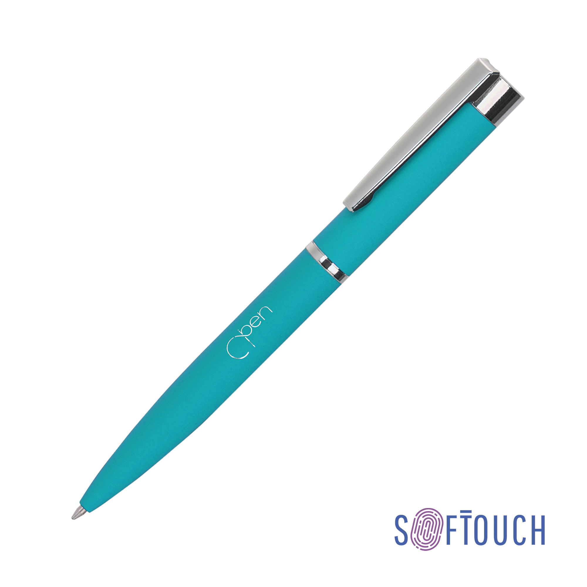 Ручка шариковая "Alice", покрытие soft touch, красный