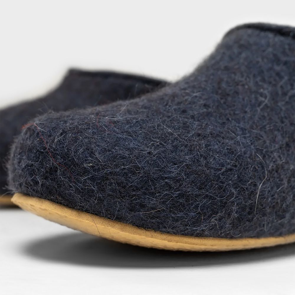 Домашние валенки Wild, темно-синие (клякса), размер 37