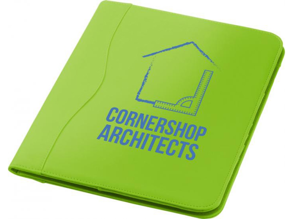 Папка А4 ''Ebony'', зеленое яблоко