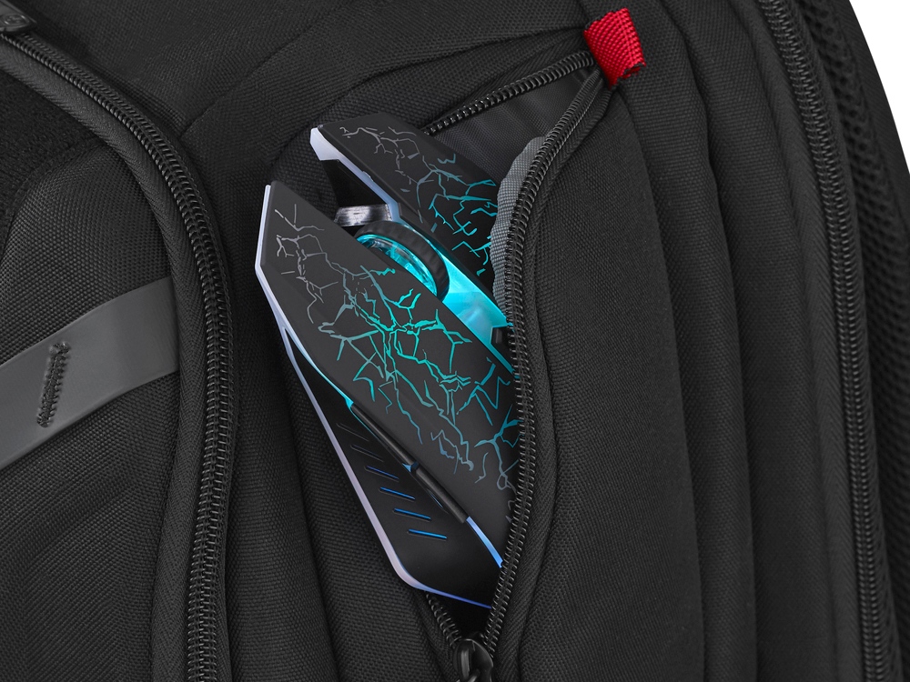 Рюкзак WENGER PlayerOne 17.3, чёрный, 100% полиэстер, 38х26х49 см, 29 л