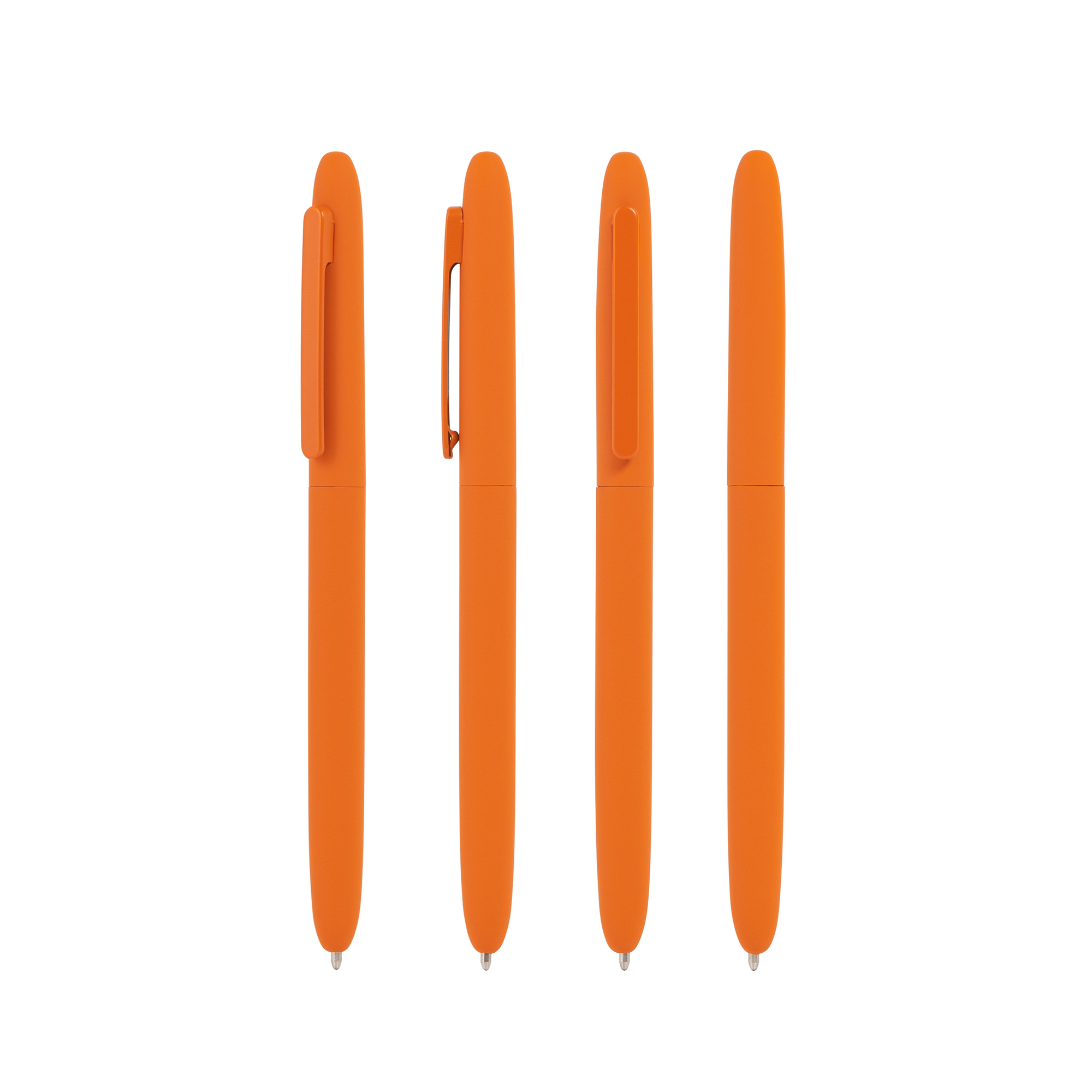 Ручка шариковая "Vega", покрытие soft touch, красный