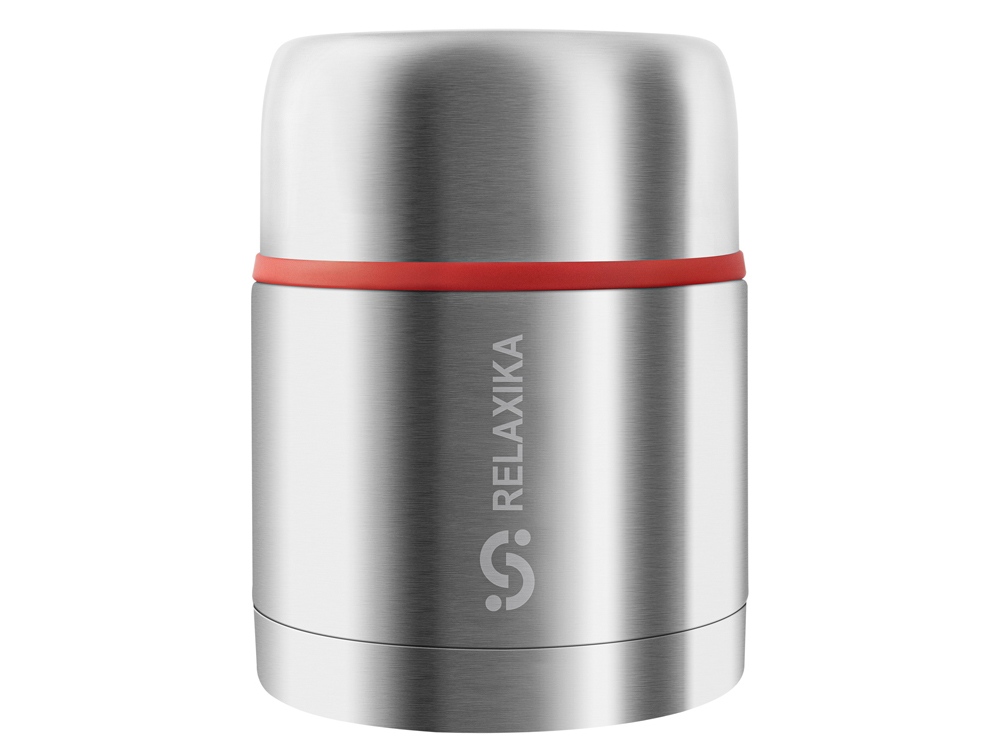 Термос для еды Relaxika 301 в чехле, 500 мл с логотипом Relaxika | Print Logo
