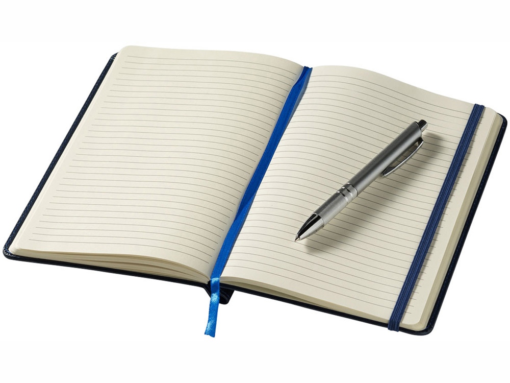 Блокнот А5 Panama с ручкой, синий