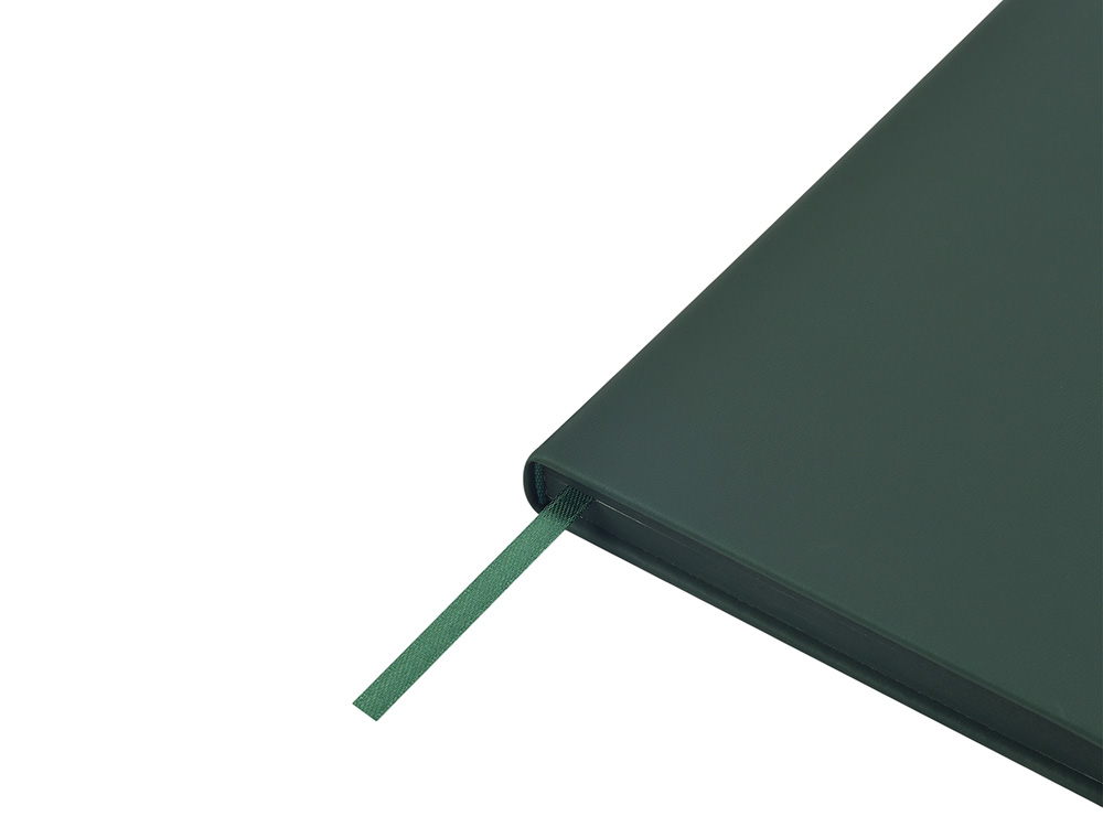 Ежедневник А5 Megapolis Color New soft-touch, темно-зеленый