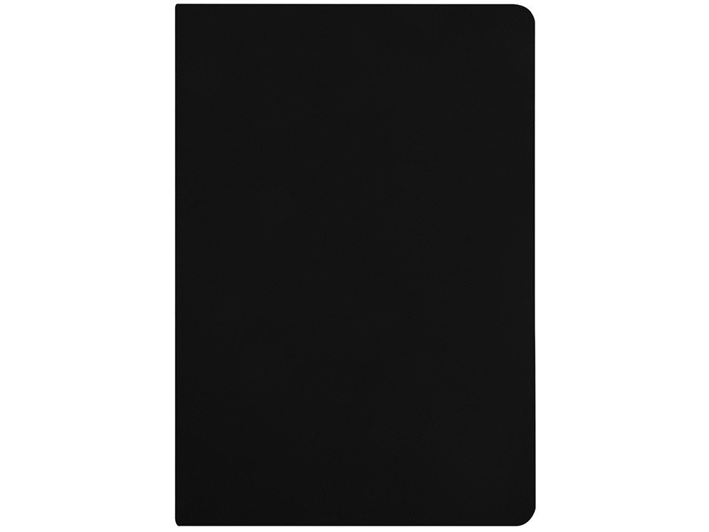 Бизнес-тетрадь А5 Pragmatic Contrast, 40 листов в клетку, черный с голубым срезом