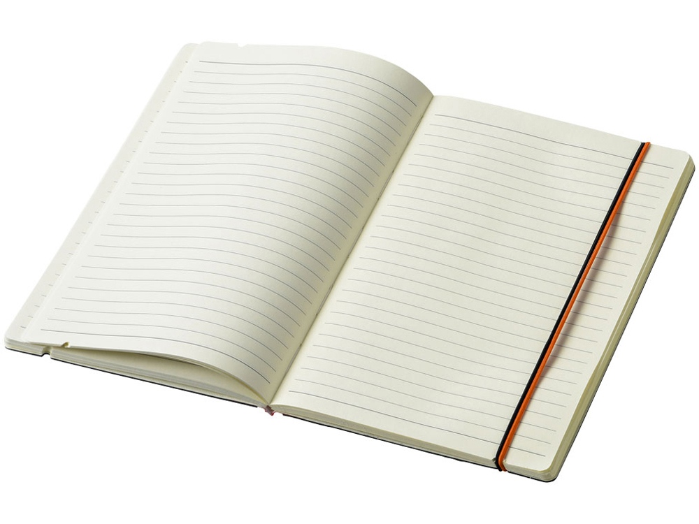 Блокнот А5 Cuppia, черный/оранжевый