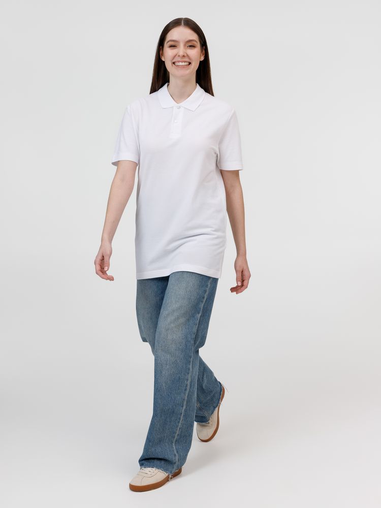 Рубашка поло унисекс Pulse, белая, размер 5XL