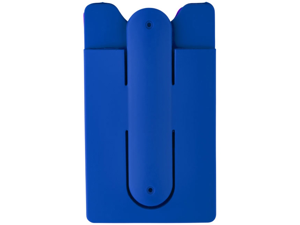 Чехол для карт с держателем мобильного, ярко-синий (Р)