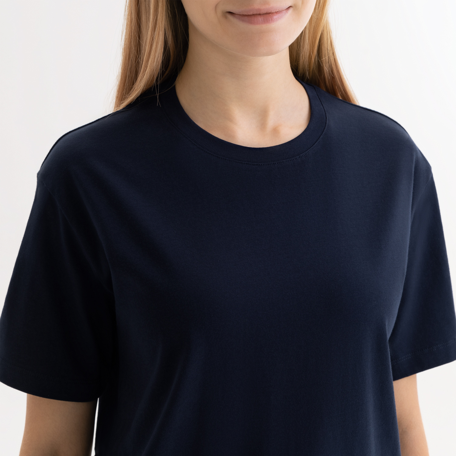 Футболка унисекс Крис (Kris), 150 гр., темно-синяя, размер XXXL