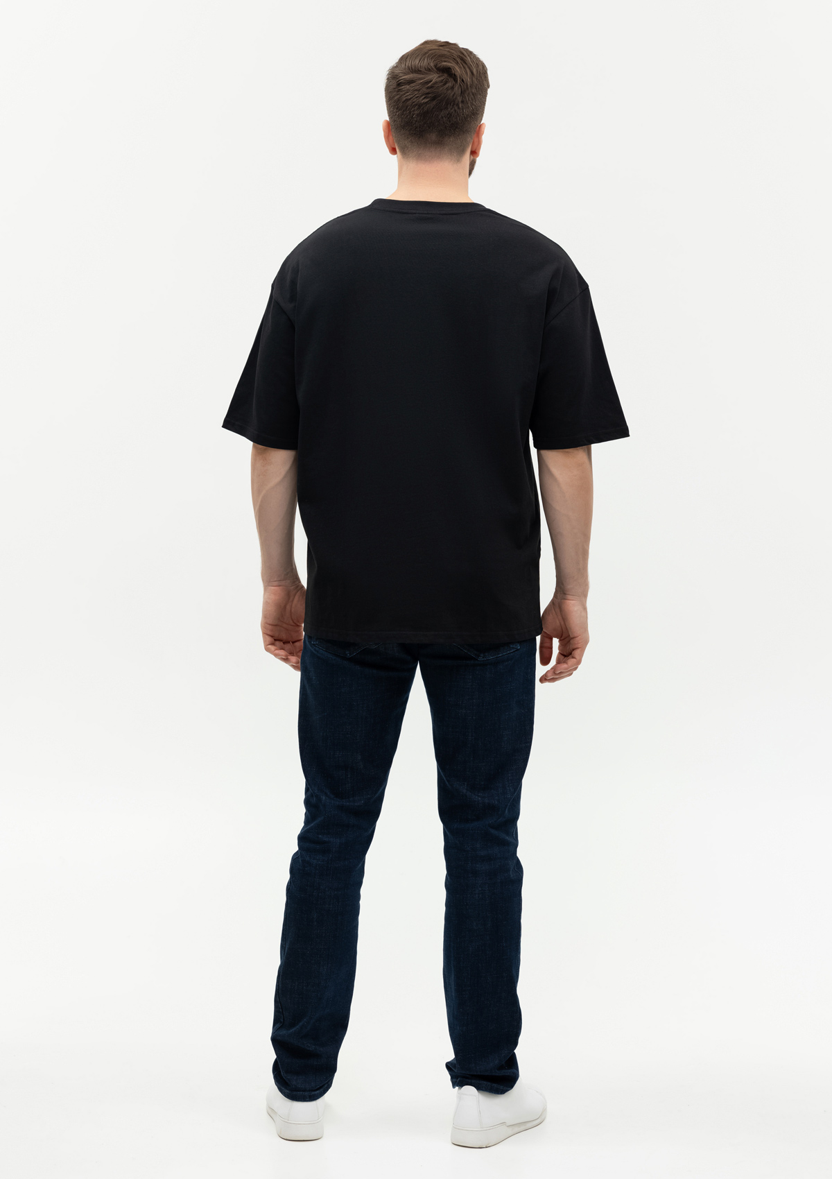 Футболка унисекс оверсайз STAN хлопок 240, 56, Чёрный,  (20)  (46/S)