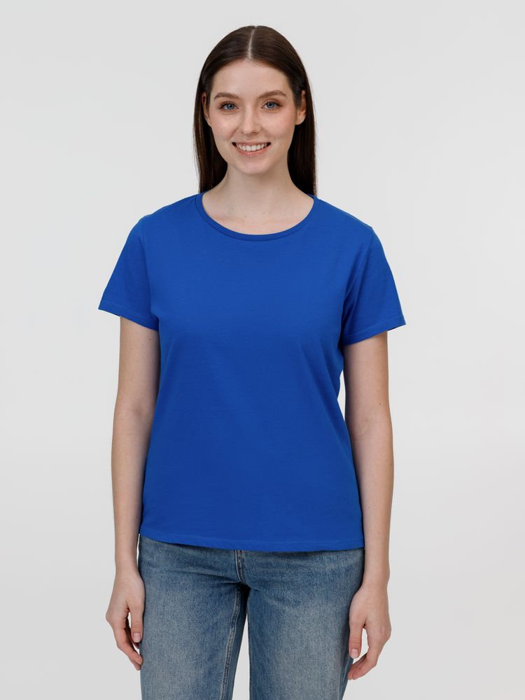 Футболка E150 женская ярко-синяя, размер XS