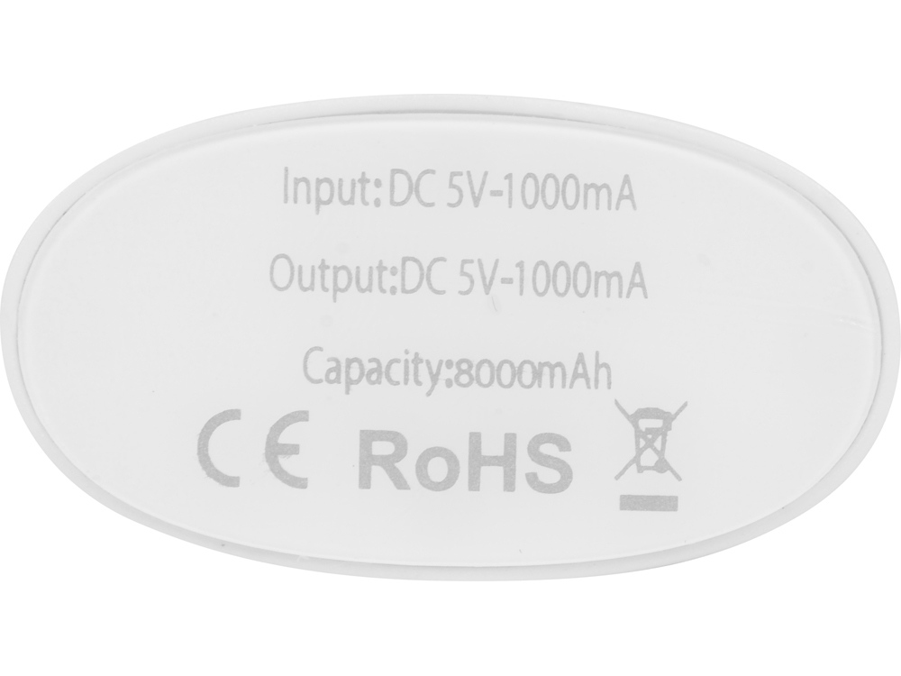 Портативное зарядное устройство Спайк, 8000 mAh, синий