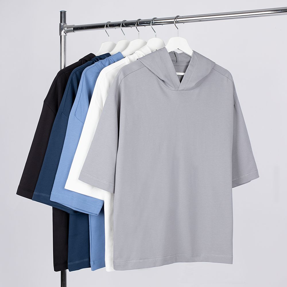 Футболка оверсайз унисекс с капюшоном Neofit фото на сайте Print Logo.