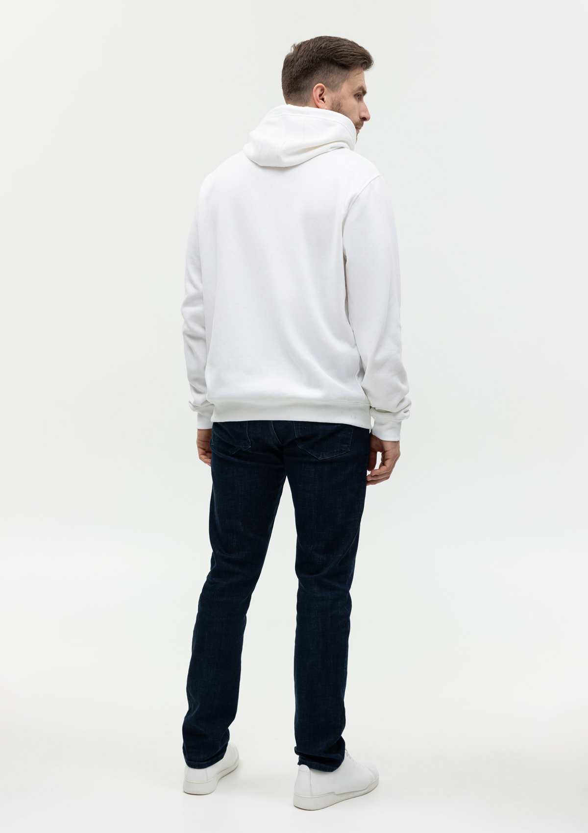 Худи унисекс STAN футер с начёсом 260, 20, Белый,  (10/1)  (40/3XS)