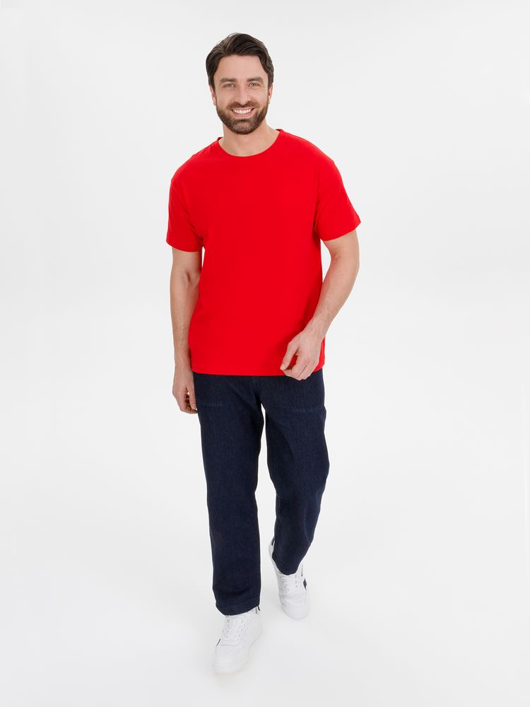 Футболка унисекс T-Bolka 180, красная, размер S