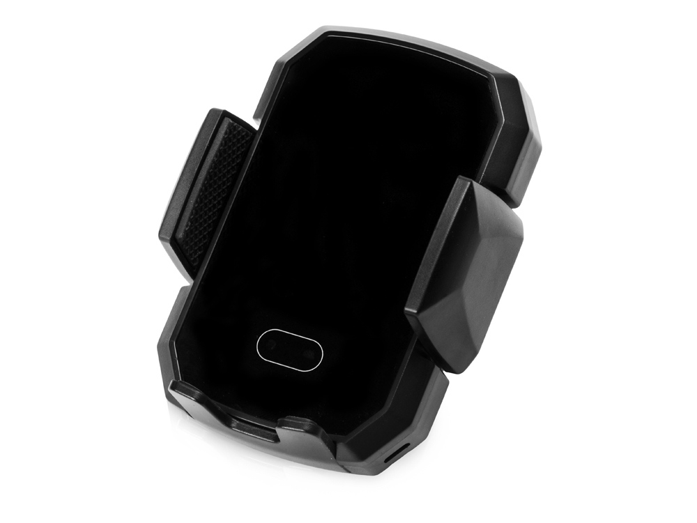 Автомобильное беспроводное зарядное устройство с датчиком движения OptIQ, 10 Вт с логотипом Qjet | Print Logo