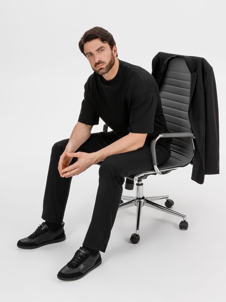 Футболка оверсайз Big boss, черная, размер 3XL/4XL