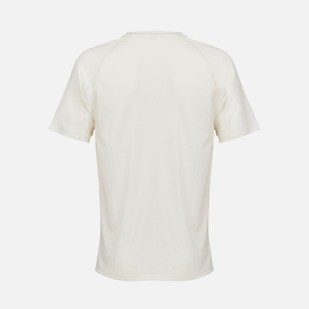 Футболка спортивная унисекс Vortex, молочно-белая, размер XL