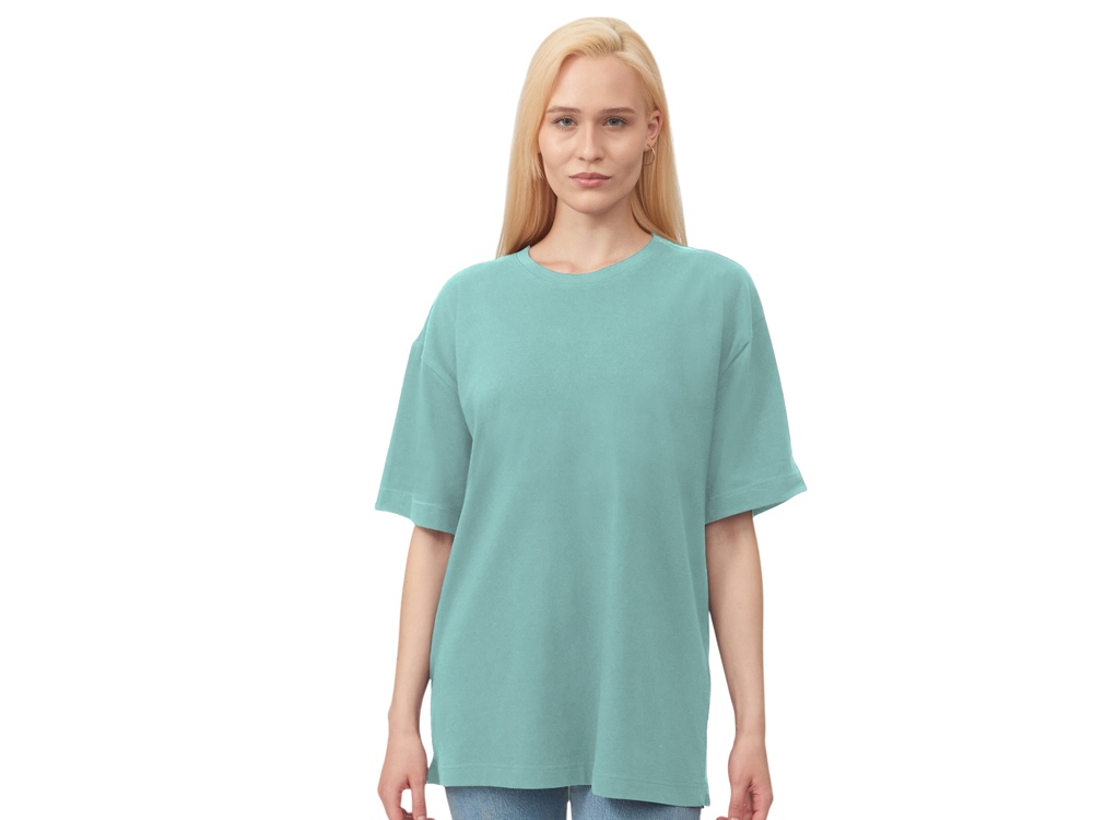 Футболка оверсайз Vienna унисекс , припылено-бирюзовый