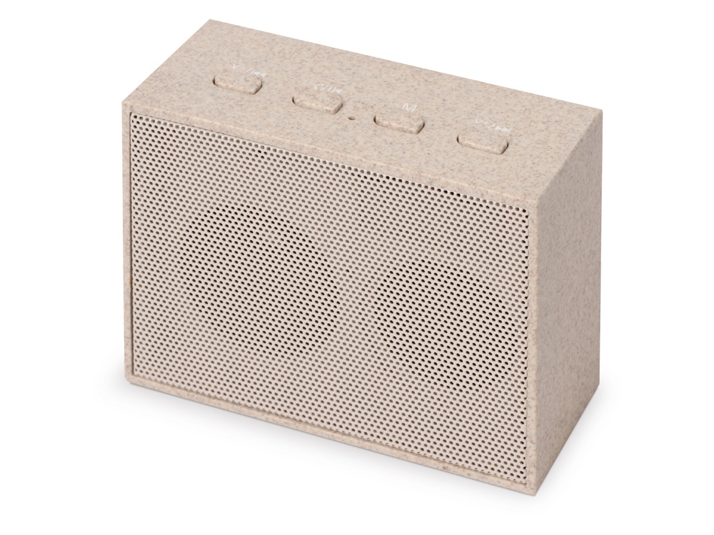 Портативная колонка Wheatty из пшеничной соломы с логотипом  | Print Logo