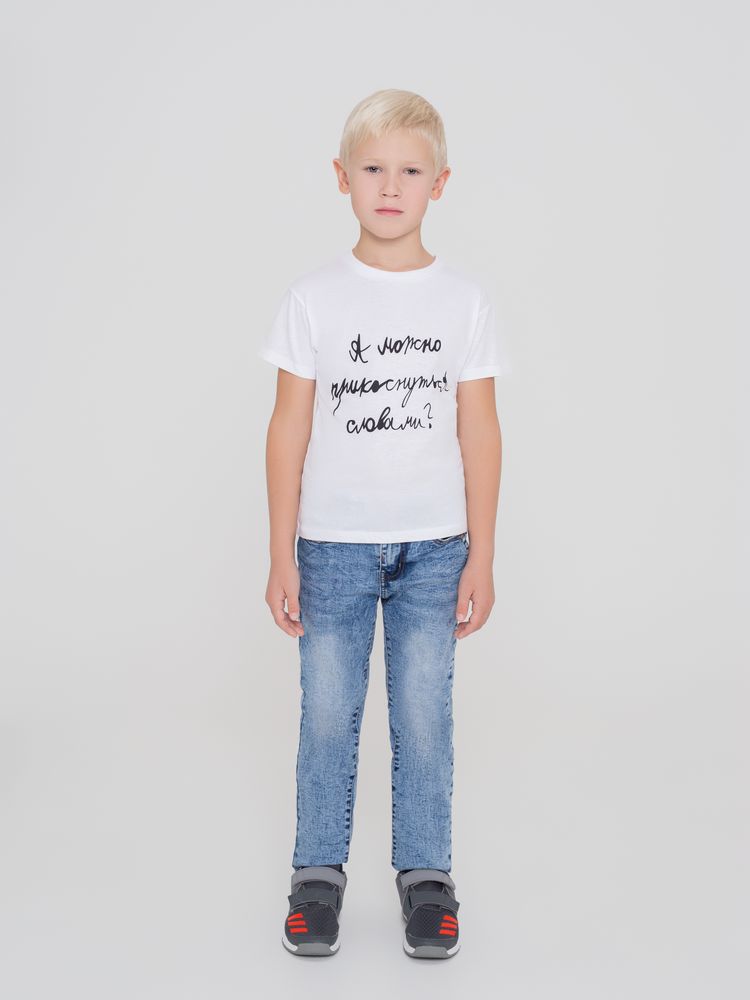 Футболка детская «Прикоснуться словами» фото на сайте Print Logo.