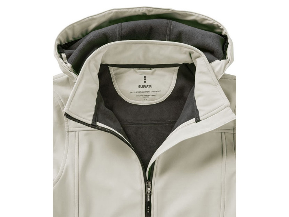 Куртка софтшел Langley женская, светло-серый