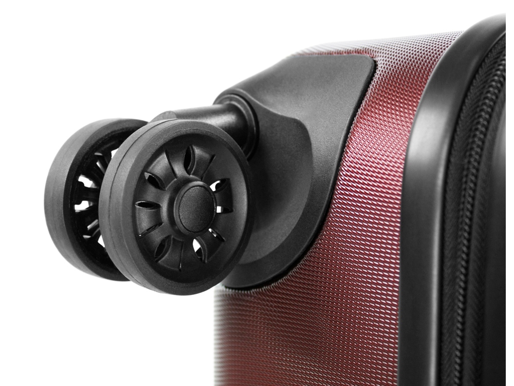 Чемодан BUGATTI ГАЛАТЕЯ | GALATEA, бордовый, поликарбонат / АБС-пластик, 46х27,5х67 см, 65 л