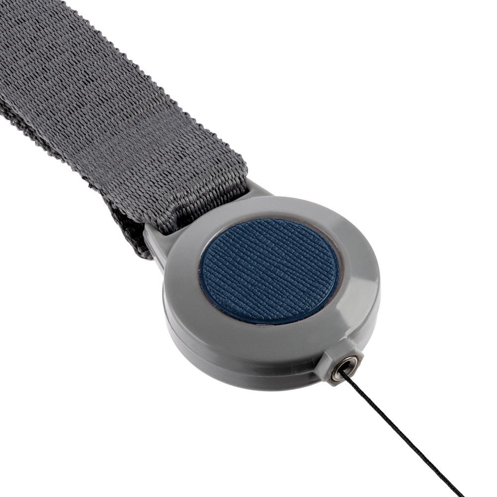 Лента для бейджа с ретрактором Devon — пример нанесения логотипа () | Print Logo