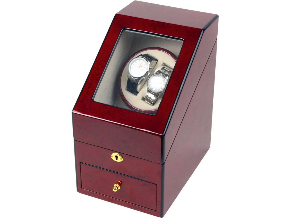 Шкатулка для часов с автоподзаводом Давос с логотипом  | Print Logo