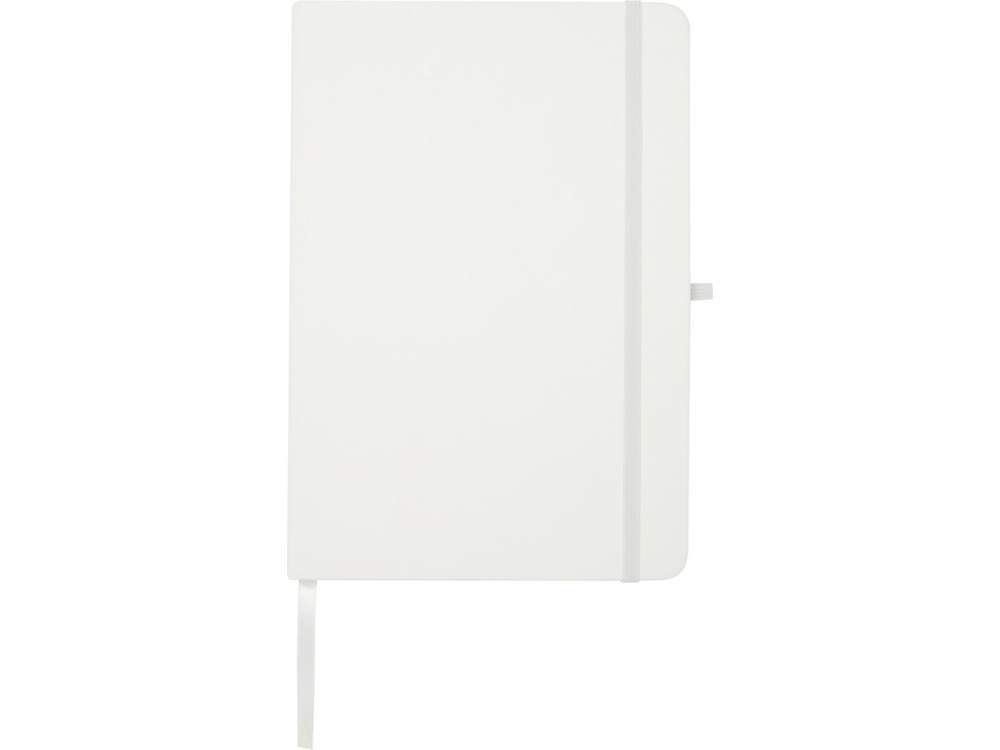 Teak блокнот А5 из переработан. материала в твердой обложке с линован. страницами - Белый