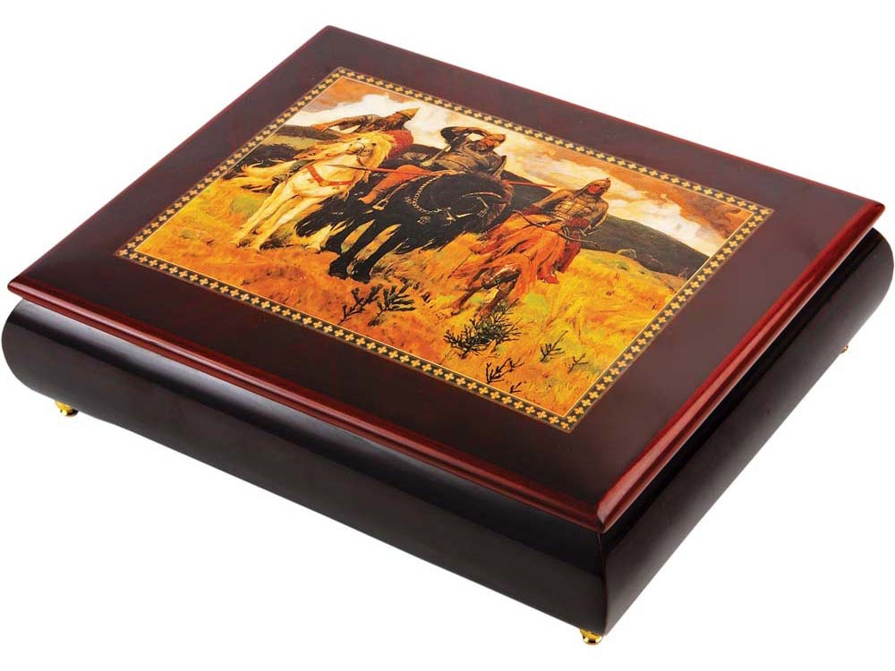 Шкатулка Три богатыря с логотипом  | Print Logo