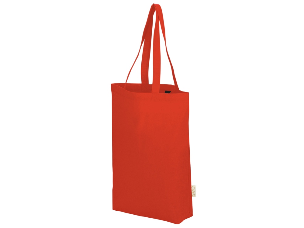 Сумка Fixy из переработанного хлопка с фиксирующей эластичной лентой, оранжевый